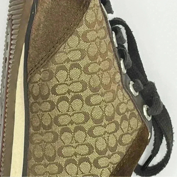 Signature C Coach 1941 Marcy Sneakers Size 7 - Picture 14 of 15